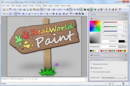 Программа для рисования: RealWorld Paint
