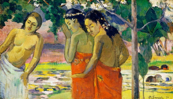 Поль Гоген. Три таитянские женщины