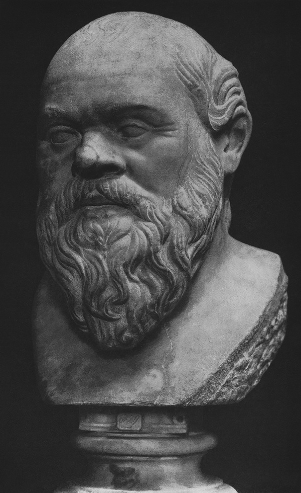 Бюст Сократа из Национального археологического музея Неаполя.
