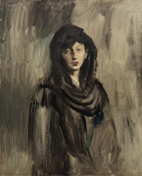 Пабло Пикассо. Фернанда в черной мантилье 1905