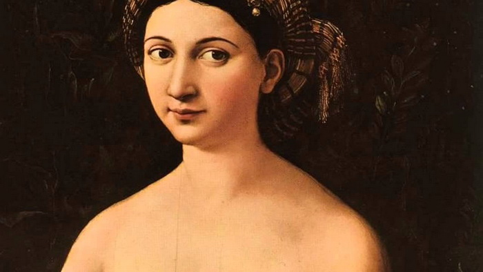 Рафаэль. Портрет Форнарины 1518-1519