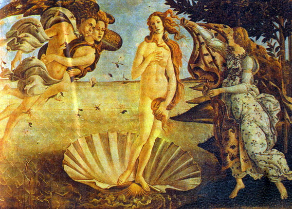 Сандро Боттичелли. Рождение Венеры 1482-1485