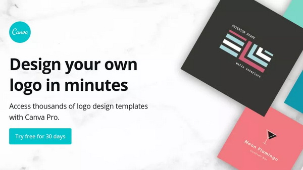 Canva Logo Maker позволяет легко создавать красивый логотип