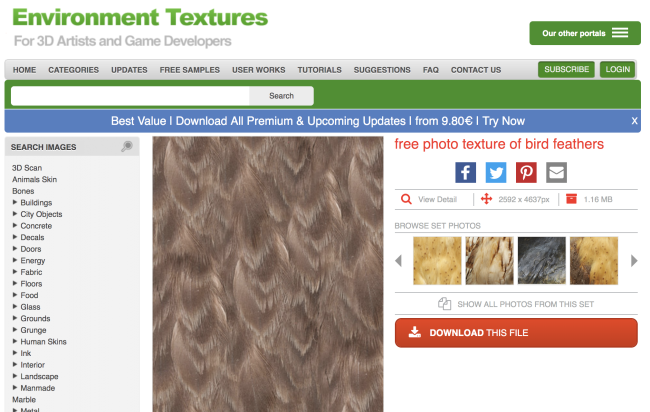 Текстуры Environment-textures.com