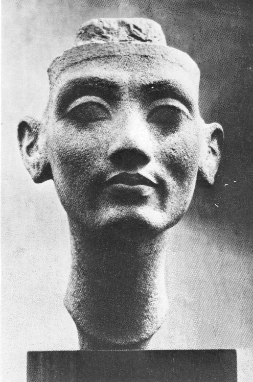  Голова царицы Нефертити. Древний Египет. 