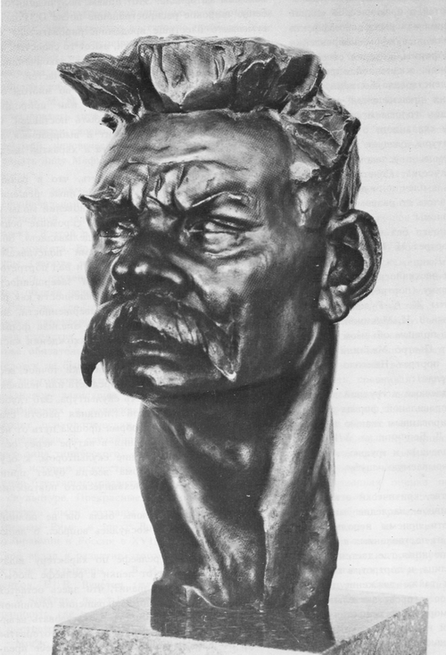  И. Д. Шадр. Портрет Максима Горького ("Буревестник"). 1939.