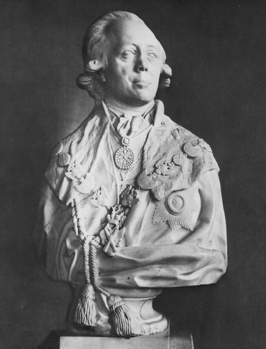Ф. I. Шубин. Портрет Павла I. 1798. 