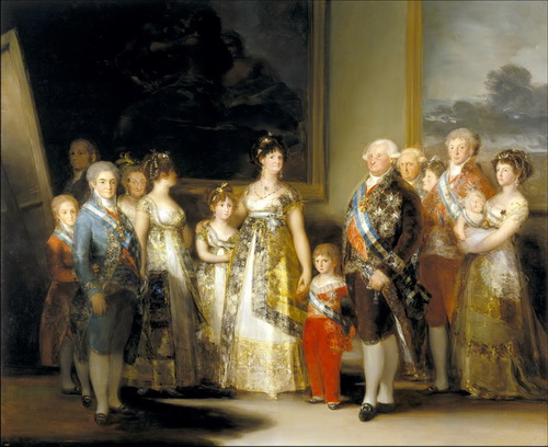 Гойя. Портрет семьи короля Карла IV
