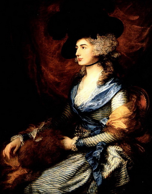 Гейнсборо. Портрет миссис Сары Сиддонс, актрисы. 1785