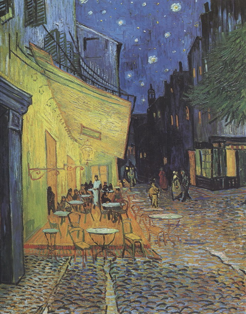 Винсент Ван Гог «Терраса кафе на площади Форум в Арле ночью»