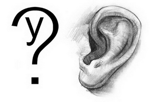 Ухо по форме напоминает вопросительный знак