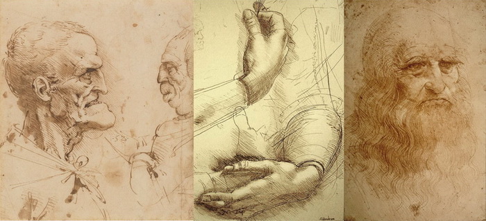 Рисунки Леонардо да Винчи